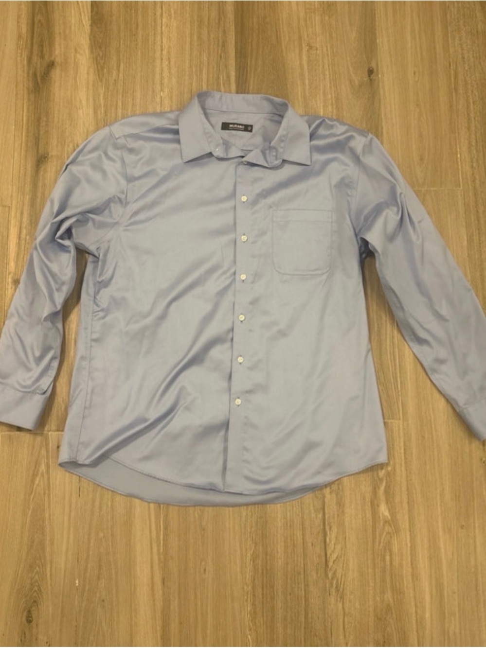 Murano Light Blue Men's Dress Shirt - Button Front